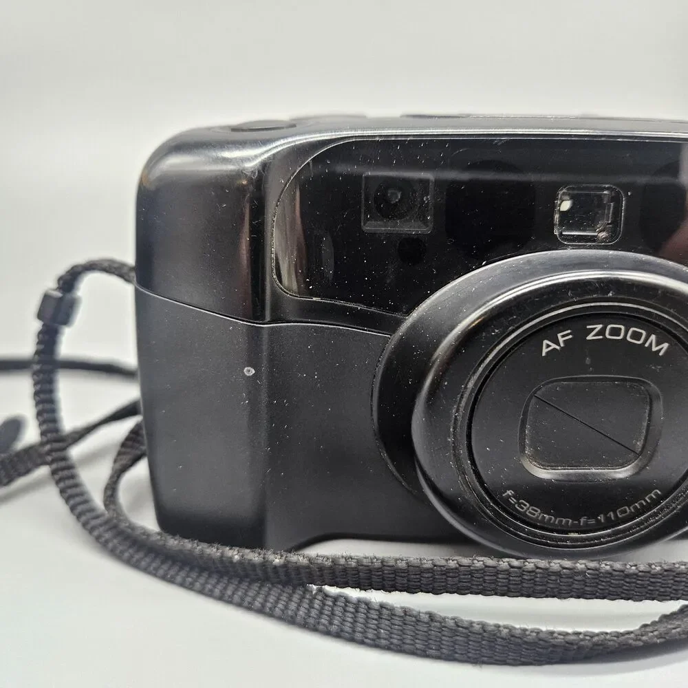 PENTAX IQZoom 115 Date Defective Powers On 35mm Point And Shoot Camera For Parts